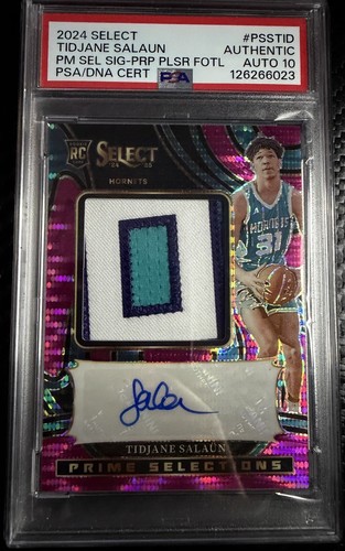 2024 panini select - select, tidjane