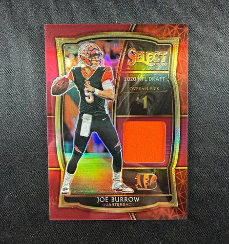 Panini 2020 select joe - select, burrow